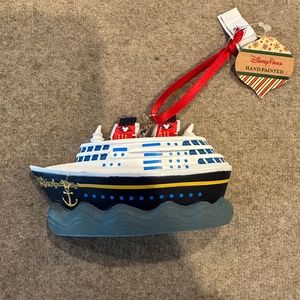 Disney Cruiseline Hand Painted Ship Ornament